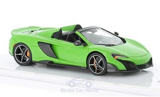 Diecast model cars McLaren 675 Spider LT green 2016 1/43 TrueScale Miniatures
