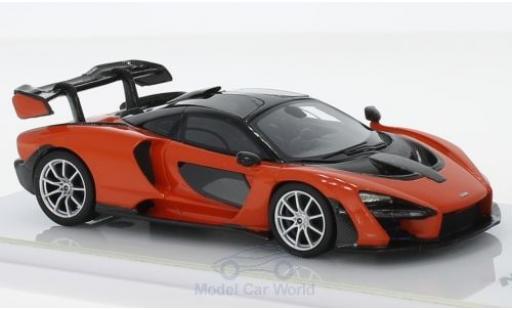 Diecast model cars McLaren Senna Base orange/carbon 2018 1/43 TrueScale Miniatures