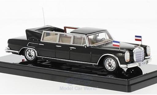 Diecast model cars Mercedes 600 Landaulet black Josip Broz Tito President of Yugoslavia 1967 1/43 TrueScale Miniatures