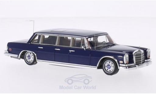 Diecast model cars Mercedes 600 Pullman (W100) blue 1969 Elvis Presley 1/43 TrueScale Miniatures