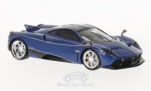 Diecast model cars Pagani Huayra Base Dinastia Baxia blue/carbon 1/43 TrueScale Miniatures