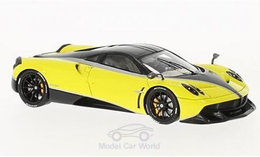 Diecast model cars Pagani Huayra Base Pacchetto Tempesta yellow/black 2016 1/43 TrueScale Miniatures
