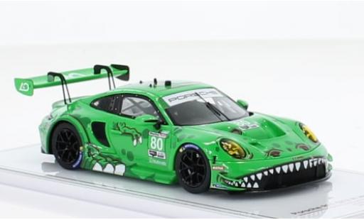 Diecast model cars Porsche 911 GT3 R No.80 GTD AO Racing IMSA 12h Sebring 2023 1/43 TrueScale Miniatures