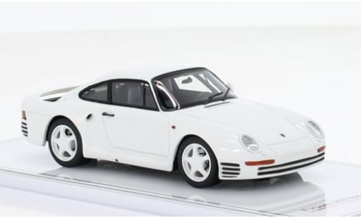 Diecast model cars Porsche 959 Base white 1/43 TrueScale Miniatures