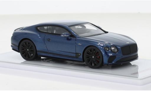 Diecast model cars Bentley Continental GT Speed metallise blue 2022 1/43 TrueScale Miniatures