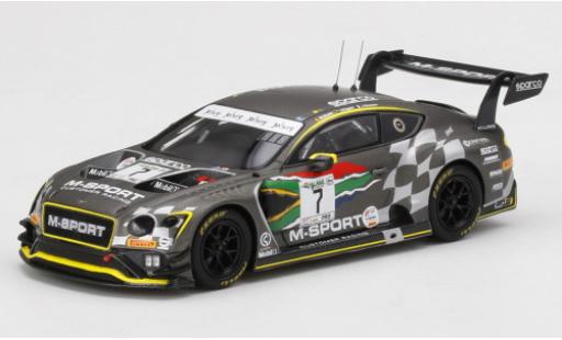 Diecast model cars Bentley Continental course GT3 No.7 M-Sport Team Intercontinental GT Challenge 9h Kyalami 2020 1/43 TrueScale Miniatures
