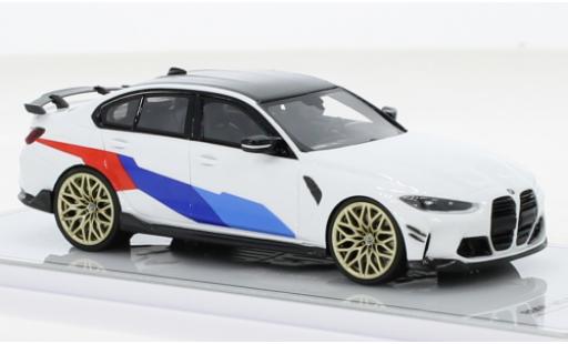 Diecast model cars Bmw M3 m-performance (G80) white/Dekor 1/43 TrueScale Miniatures