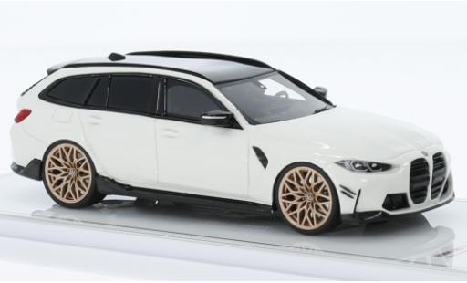 Diecast model cars Bmw M3 Touring M-Performance (G81) white/black 1/43 TrueScale Miniatures