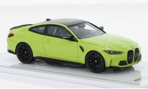 Diecast model cars Bmw M4 Competition (G82) green 2021 1/43 TrueScale Miniatures