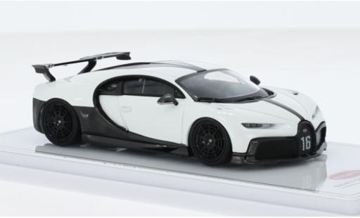 Diecast model cars Bugatti Chiron Pur Sport white 1/43 TrueScale Miniatures
