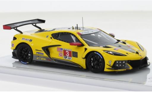 Diecast model cars Chevrolet Corvette Racing (.R) C8.R No.3 IMSA 12h Sebring 2022 1/43 TrueScale Miniatures