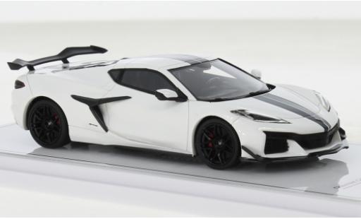 Diecast model cars Chevrolet Corvette Z06 (C8) white 2023 1/43 TrueScale Miniatures
