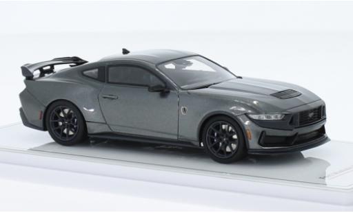 Diecast model cars Ford Mustang Dark Horse Cheval metallise grey 2024 1/43 TrueScale Miniatures