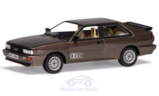 Diecast model cars Audi Quattro coupe metallic brown RHD 1/43 Vanguards