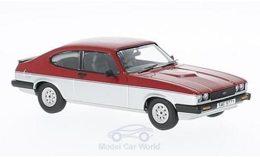 Diecast model cars Ford Capri Calypso MK3 1.6 red/grey RHD 1/43 Vanguards