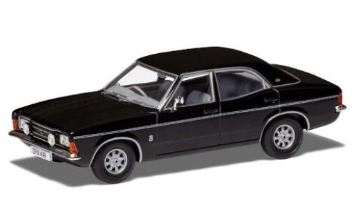 Diecast model cars Ford Cortina 2000E Mk3 black/matt-black RHD 1/43 Vanguards