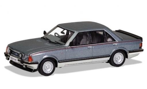 Diecast model cars Ford Granada Berlina Mk II 2.8i Ghia X metallic grey/grey RHD 1983 1/43 Vanguards