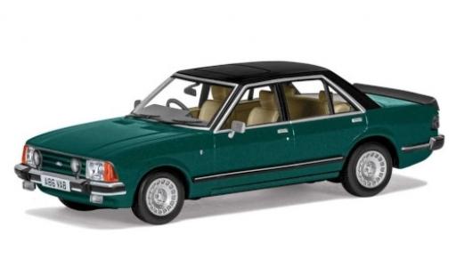 Diecast model cars Ford Granada Berlina MkII 2.8i Ghia green/matt-brown RHD 1977 1/43 Vanguards