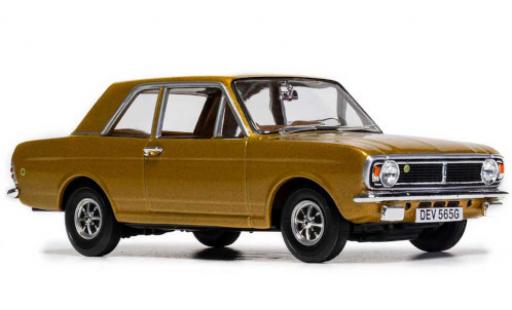 Diecast model cars Lotus Cortina MkII gold RHD Colin Chapman 1/43 Vanguards