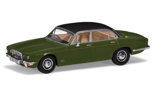 Diecast model cars Jaguar XJ12 Series 2 LWB 12 2 green/matt-black RHD 1/43 Vanguards