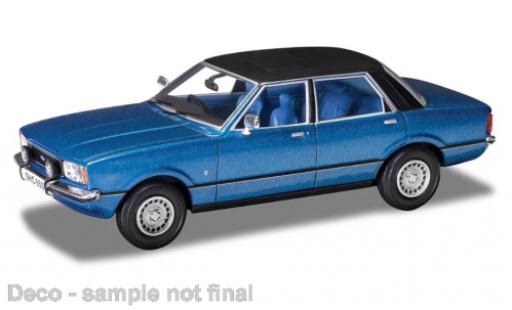 Diecast model cars Ford Cortina Ghia MK IV 2.0 blue/black RHD 1/43 Vanguards