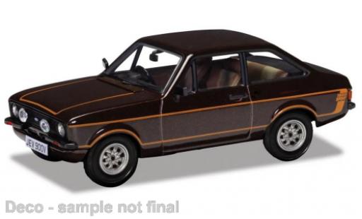 Diecast model cars Ford Escort Sport MK II 1600 metallise brun RHD 1/43 Vanguards