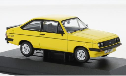 Diecast model cars Ford Escort RS 2000 MkII RS2000 yellow RHD 1/43 Vanguards