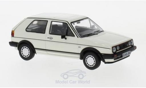 Diecast model cars Volkswagen Golf GTI Mk2 white RHD 1/43 Vanguards