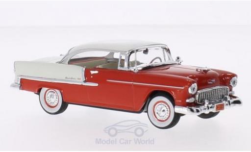 Diecast model cars Chevrolet Bel Air Coupe Hardtop red/beige 1955 1/43 Vitesse