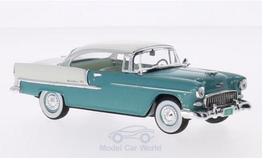 Diecast model cars Chevrolet Bel Air Coupe Hardtop turquoise/beige 1955 1/43 Vitesse