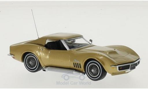 Diecast model cars Chevrolet Corvette Coupe (C3) gold 1969 1/43 Vitesse