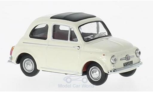 Diecast model cars Fiat 500 D white 1965 1/43 Vitesse