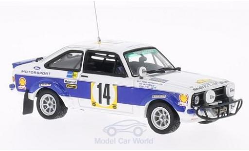 Diecast model cars Ford Escort RS 1800 MKII RS1800 No.14 Safari Rally 1977 A.Vantanen/A.Aho 1/43 Vitesse