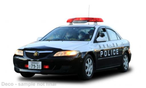 Diecast model cars Mazda 6 Base 2023 Japan Police 1/43 Vitesse