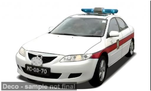 Diecast model cars Mazda 6 Base 2023 Macau Police 1/43 Vitesse