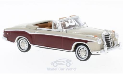 Diecast model cars Mercedes 220 SE Convertible beige/red 1958 1/43 Vitesse