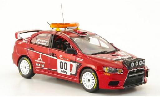 Diecast model cars Mitsubishi Lancer Evolution X Evo Rally Japan 2007 Safety-Car H.Miyoshi/H.Ichino 1/43 Vitesse