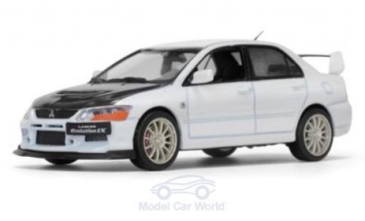 Diecast model cars Mitsubishi Lancer Evolution IX white/black 1/43 Vitesse