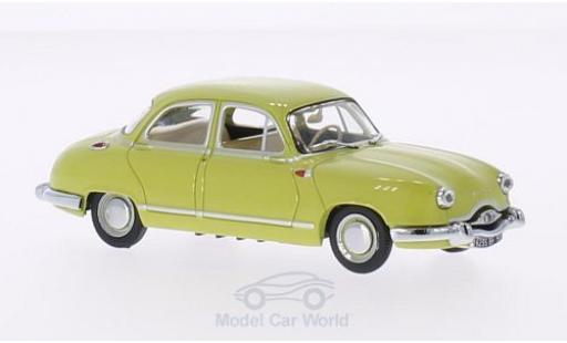 Diecast model cars Panhard Dyna Z1 Luxe Special yellow 1954 1/43 Vitesse