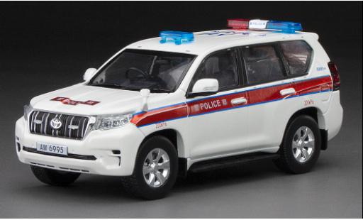 Diecast model cars Toyota Land Cruiser Prado RHD Hong Kong Police 2018 1/43 Vitesse