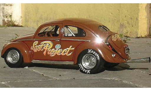 Volkswagen Kafer Drag Run 1/18 Burago last project diecast model cars