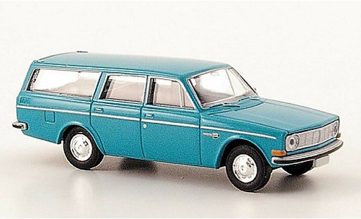 Volvo 145 Base 1/87 Brekina Estate turquoise diecast model cars