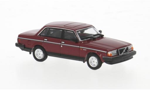 Diecast model cars Volvo 240 GL red 1/87 Minichamps