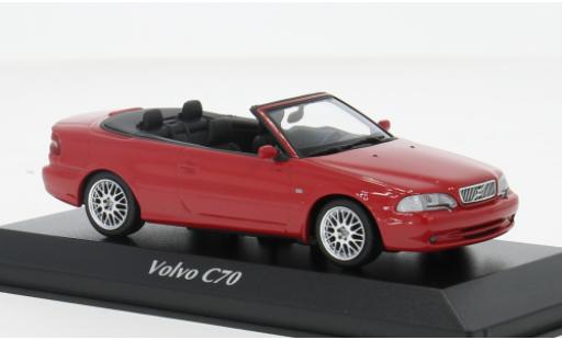 Diecast model cars Volvo C70 Cabriolet Convertible red 1/43 Maxichamps