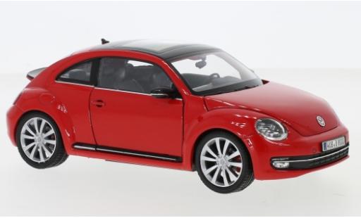 Diecast model cars Volkswagen Beetle Base red 1/24 Welly