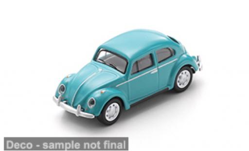 Diecast model cars Volkswagen Beetle Base turquoise 1/87 Schuco