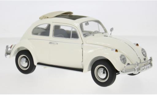 Diecast model cars Volkswagen Beetle Base white 1963 1/18 Schuco