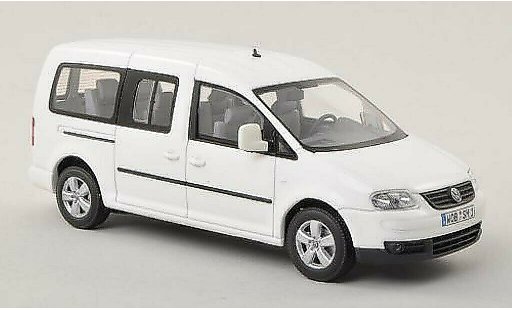 Volkswagen Caddy Maxi Life Base 1/43 Minichamps Maxi Life white diecast model cars
