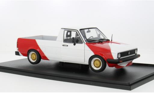 Diecast model cars Volkswagen Caddy Base MK I white/red 1/18 Solido