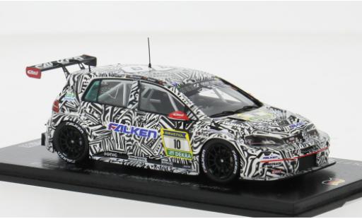 Diecast model cars Volkswagen Golf TCR 7 GTI #10 1/43 Spark